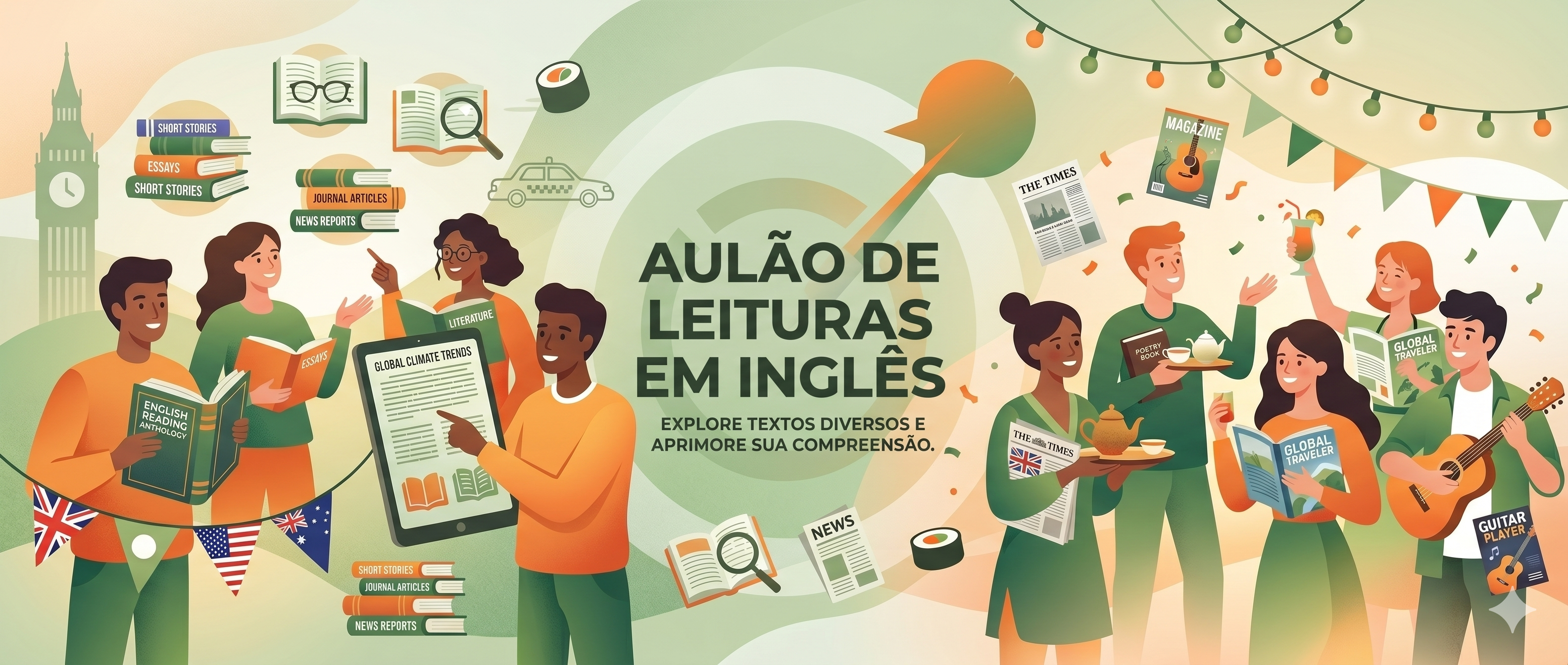 Aulão especial: Dia de leitura em inglês